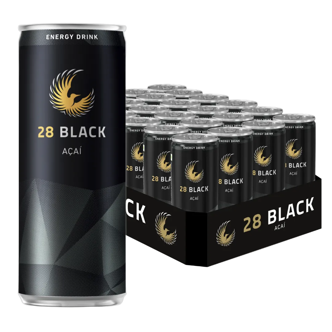 28 BLACK ENERGY DRINK AÇAÍ 330ml (PACK OF 24)